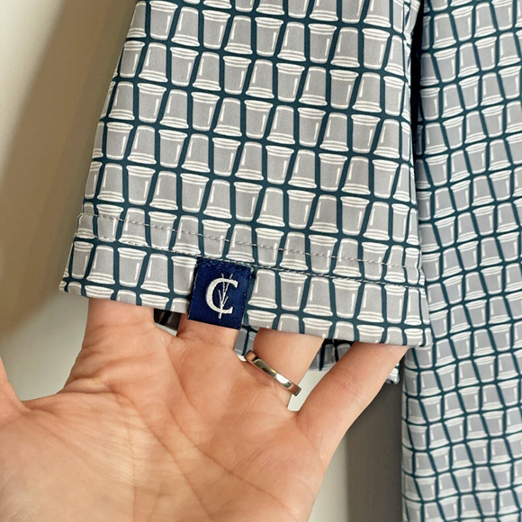 Criquet Men's Performance Sport Range Polo Shirt Size M Golf Preppy Outdoor - Picture 8 of 11